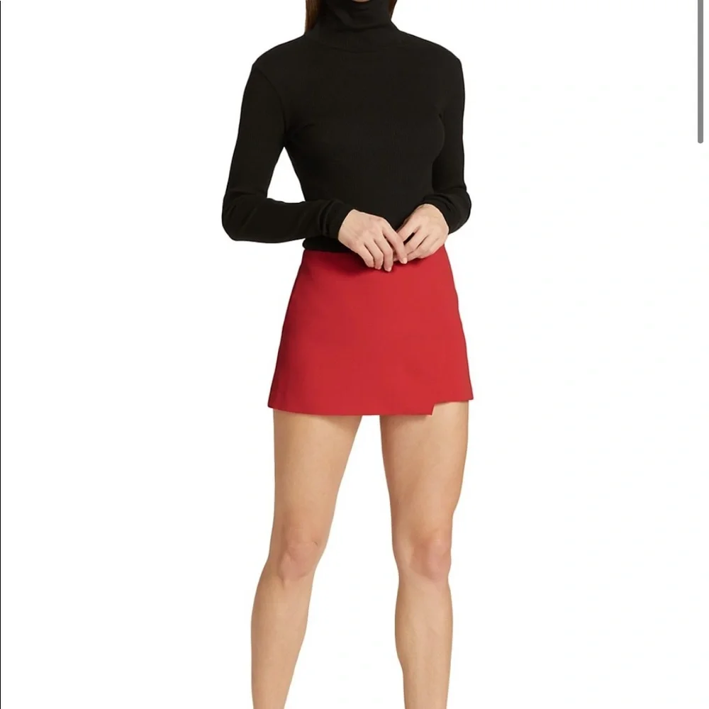 NWT Alice + Olivia Lilia Crossover Mini Skirt - Picture 3 of 8